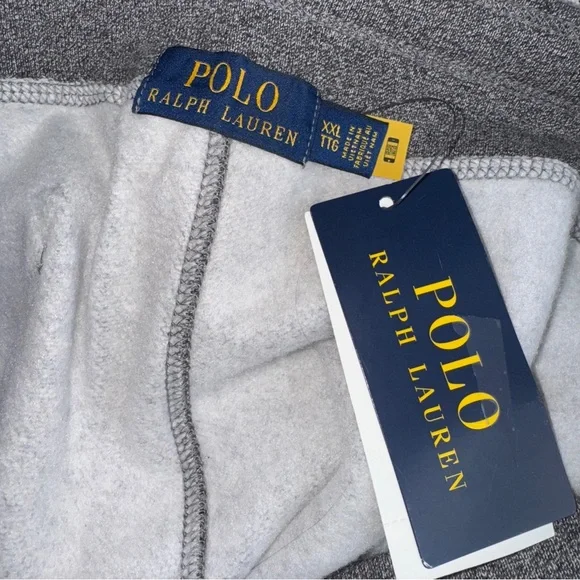 Polo Ralph Lauren Heather Gray Sweatpants  Preppy NWT XXL 🐎 - Picture 9 of 9